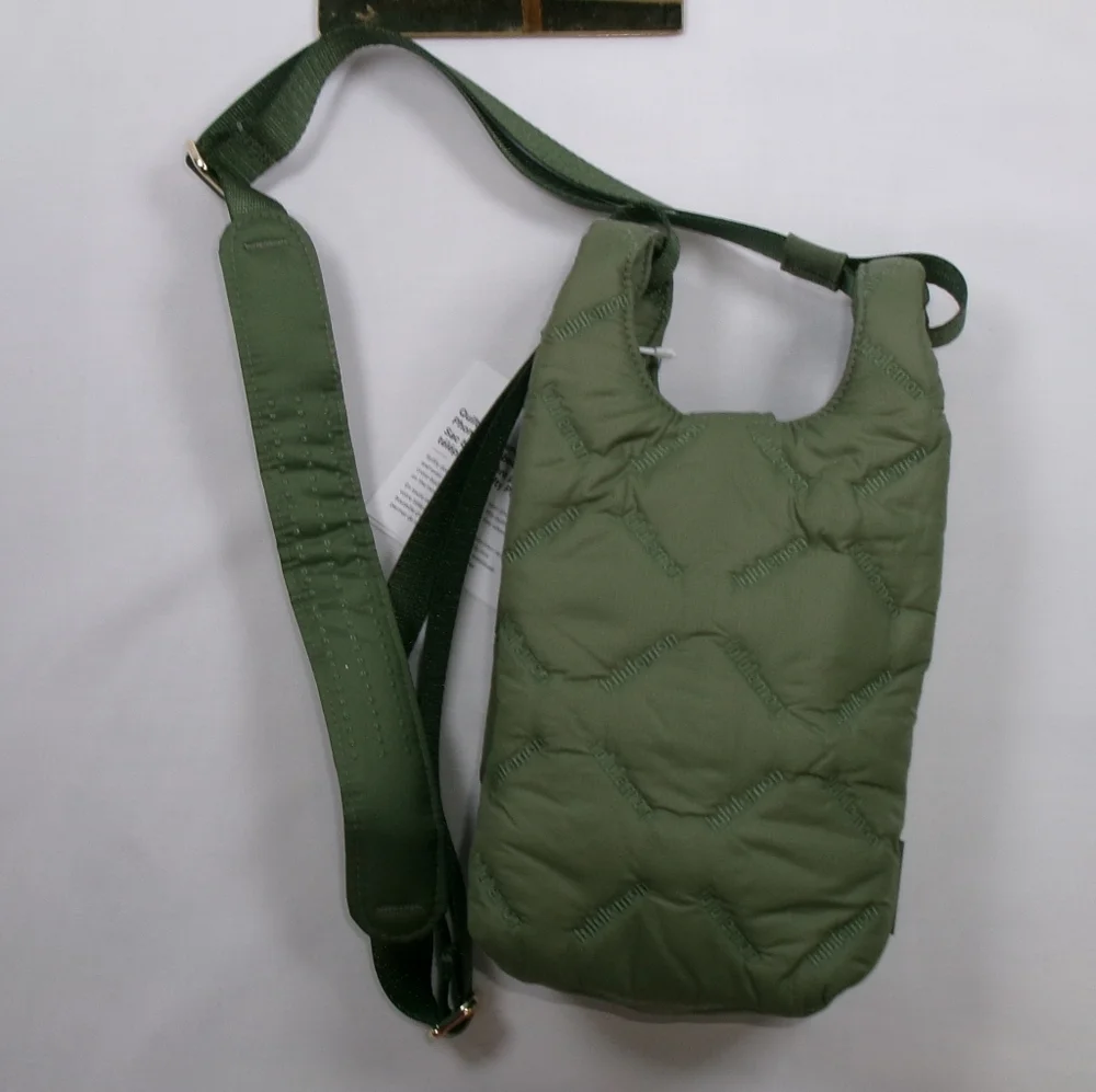Lululemon | 1L Quilted Pleasures Phone Crossbody Bag Bay Leaf NEW WITH TAG! - Picture 9 of 13